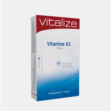 VITALIZE VITAMINA K2 90mcg 60 CAPSULAS
