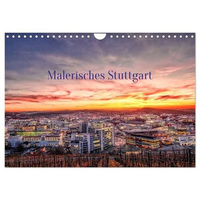 Malerisches Stuttgart (Wandkalender 2026 DIN A4 quer), CALVENDO Monatskalender