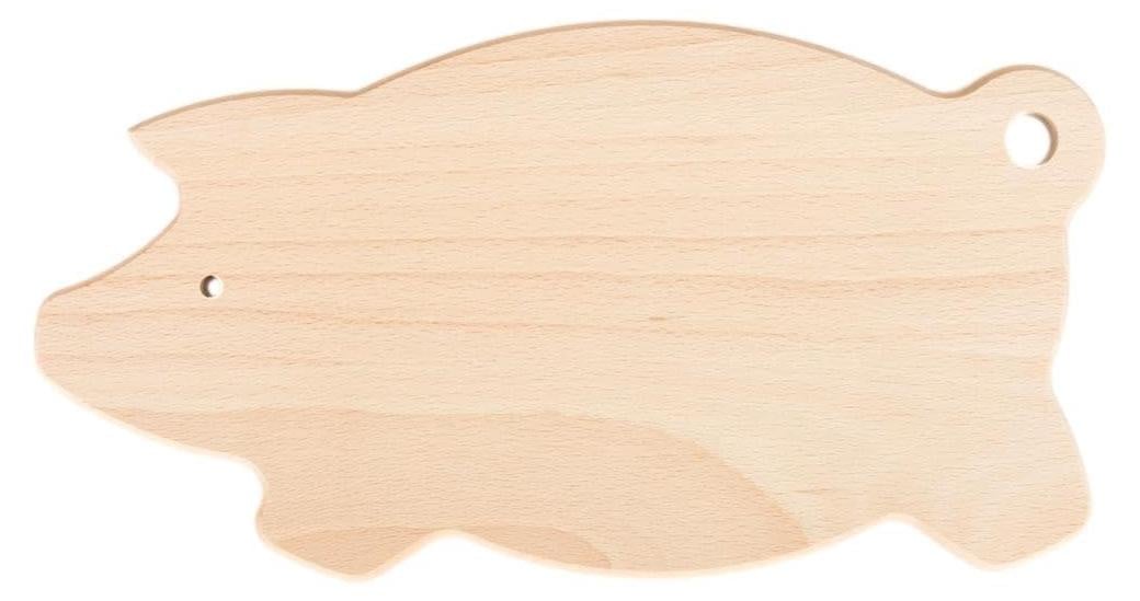 Dripio Snijplank Varken Massief Hout 29 x 15 cm