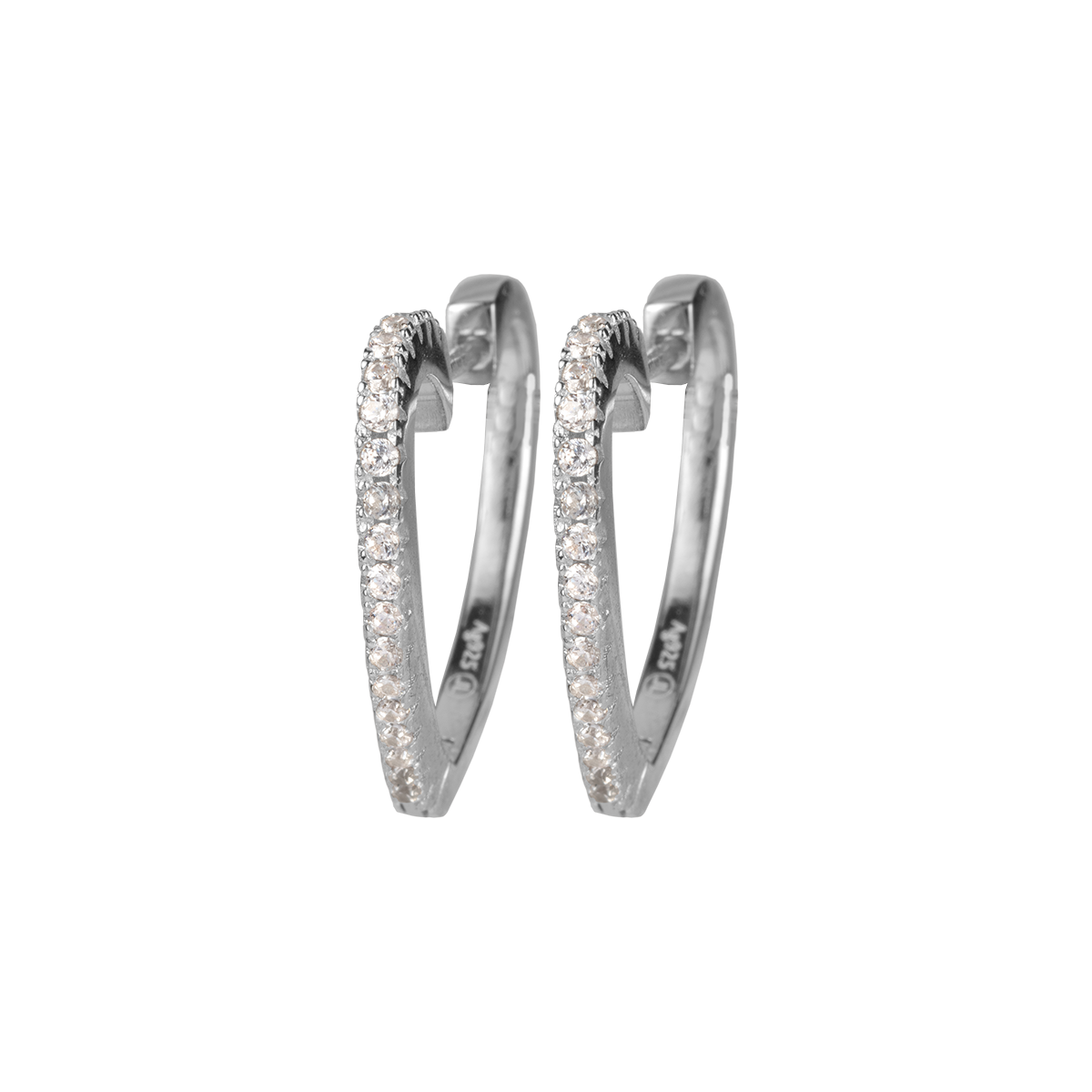 Jacques Lemans Ohrstecker Sterlingsilber mit Zirkonia