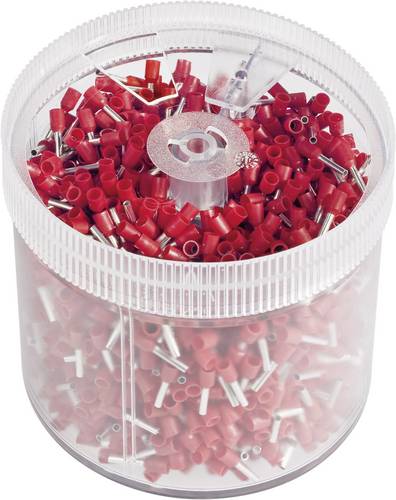 Vogt Verbindungstechnik 470308.s20 Aderendhülse 1mm² Teilisoliert Rot 2000St.
