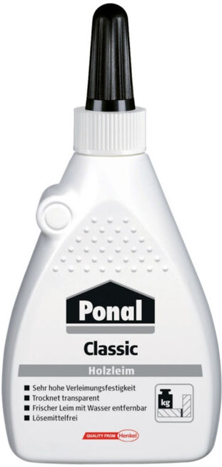 Ponal Classic Colle PVAc blanche 550 g bouteille (PN10)