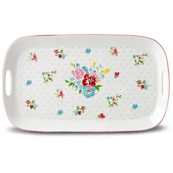 Tablett Alexandra 35,6 x 21 cm Porzellan Bunt M (Medium)