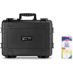 B&W International Schutzkoffer Schaumstoff Typ 5500 (Fotokoffer, 37.90 l), Kameratasche, Schwarz