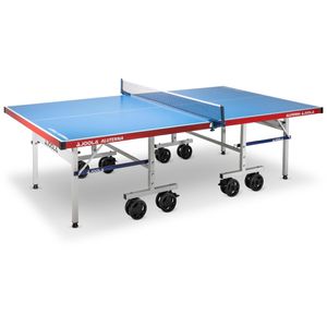 Joola Tischtennisplatte ALUTERNA, 6mm Platte mit Netz, Outdoor, 274 x 152,5 x 76 cm, blau, rollbar & klappbar