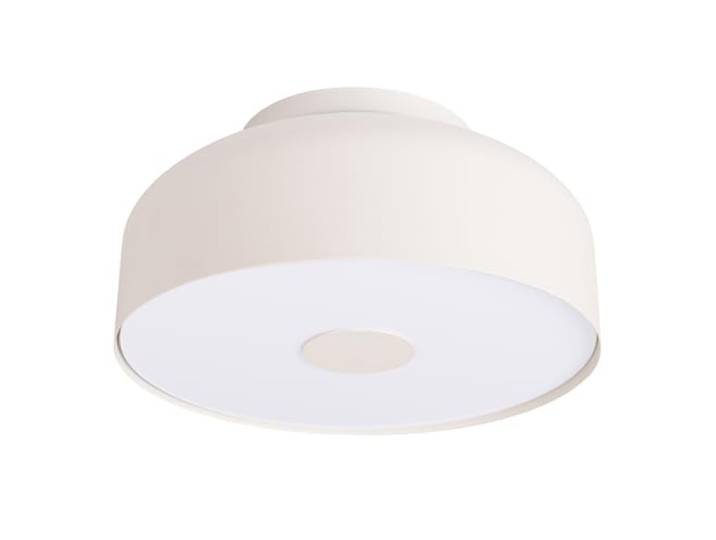 SOLLUX lighting Plafonnier spot acier PVC - 1 flamme - Ampoule LED - Beige Omiq