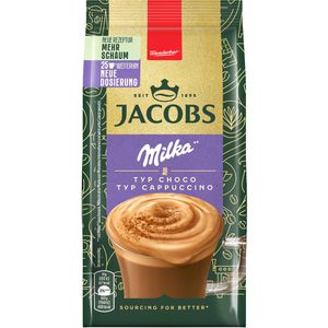 Jacobs Kaffee Cappuccino Milka Choco, löslicher Kaffee, 400 g