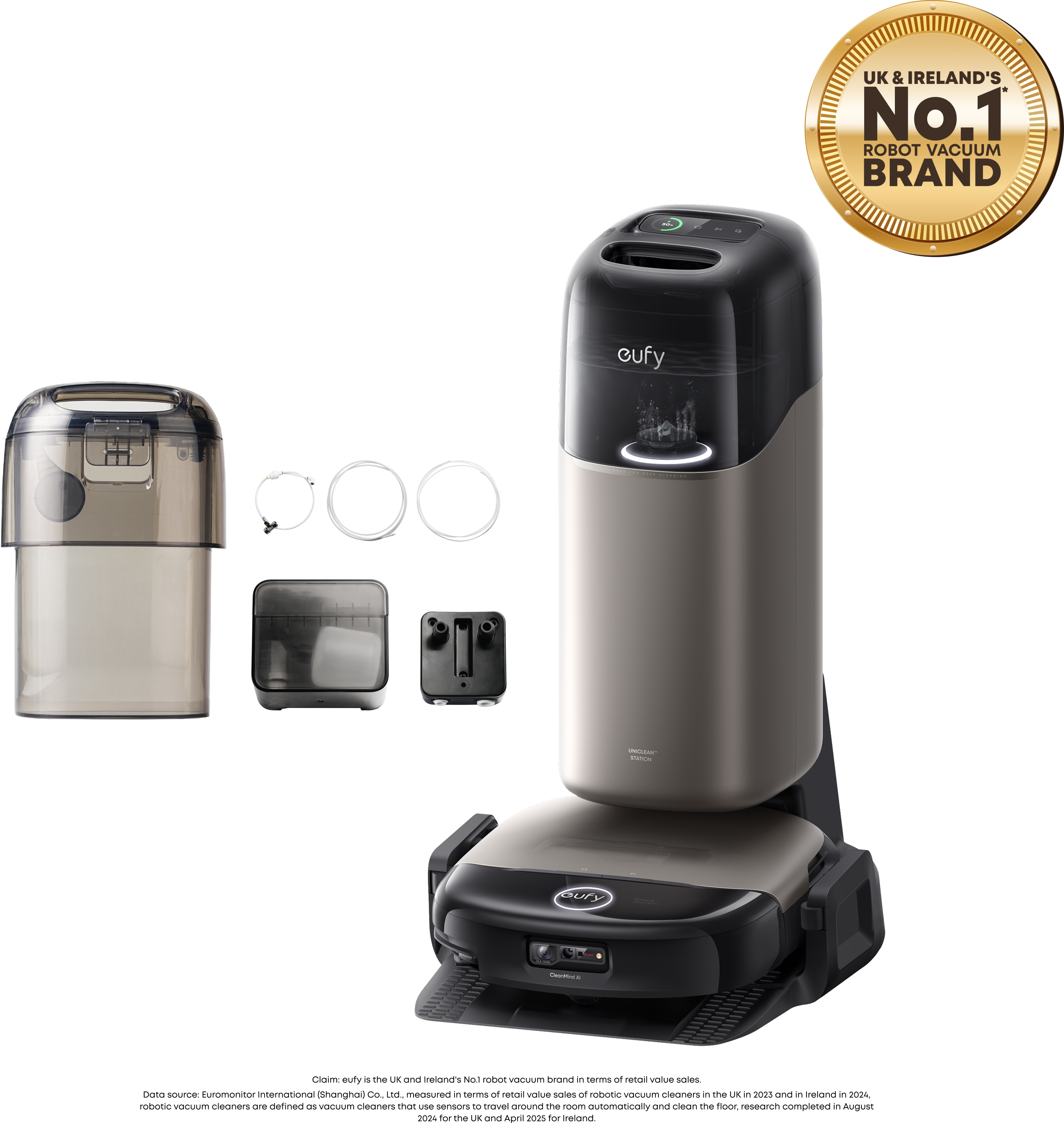 eufy Omni S2 Robot Vacuum and Mop with Auto Refill and Drainage System