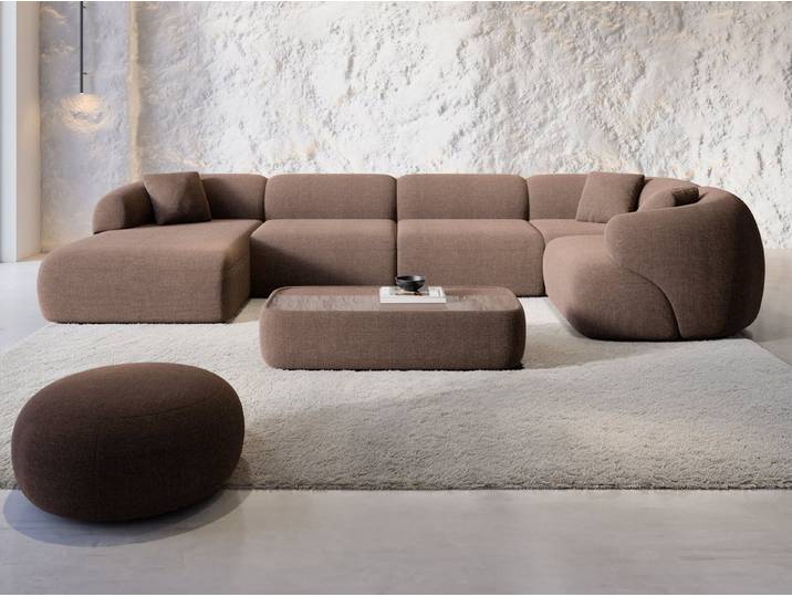 Sofa Dreams Wohnlandschaft Wohnlandschaft Monteluna XL U-Form in Stoff, Wohnlandschaft, U-Form, Moderne Wohnlandschaft in U-Form, 2 Zierkissen inklusive