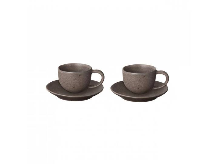 blomus Tasses à espresso avec soucoupes Kumi 6 cl lot de 2 Espresso