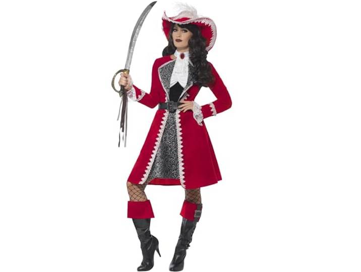 Deluxe Authentic Lady Captain Costume (M)