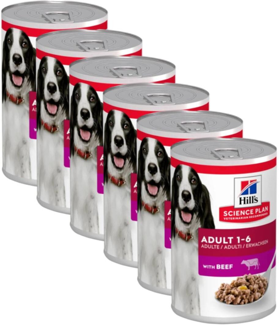 HILLS Kit Risparmio 6x370G Hill's Adult Dog MANZO
