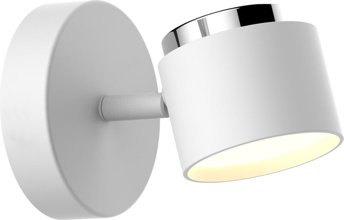 Polux KUBIK LED-wandlamp, wit, Cube