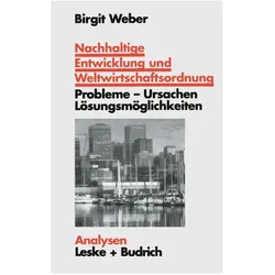 Nachhaltige Entwicklung und Weltwirtschaftsordnung, Fachbücher