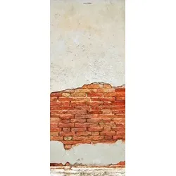 Scheurich Türfolie Bricked Door, für Innen- Außentüren