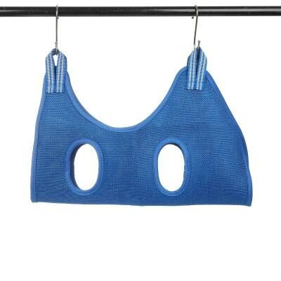 Uplift Essentials Pet Grooming Restraint Hammock blue s