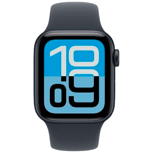 Apple Watch SE 3 40mm Dunkelblau (Dunkelblaues Gummi Armband S/M)