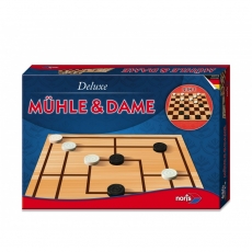 NORIS Spiele Deluxe - Mühle und Dame 266420