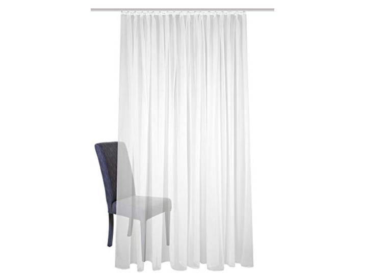 HOMEbasics SABLIO 41600 Store prêt à l'emploi Transparent Effet sablé 1:3 cm Blanc 225 x 450 cm