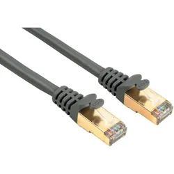 Hama CAT5e Netzwerkkabel 15m geschirmt Grau