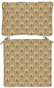 Replacement Seat and Back Cushion with Zipper - 26x42 - Box Edge, Montrose Taupe - Ballard Designs
