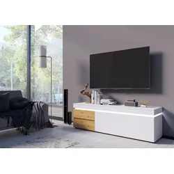 Wójcik TV-Lowboard Luci Dekor Weiß