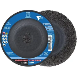 PFERD TOOLS CC-GRIND ROBUST Schleifscheibe 115x22,23 mm Speziallinie SGP STEELOX für Stahl/Edelstahl (POS 2) - 64198116