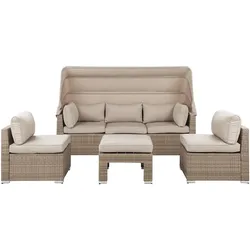 LOUNGE SET 5-Sitzer beige modular Coccolia