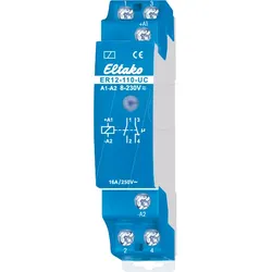 ER12-110-UC - Schaltrelais - 1 Schließer + 1 Öffner, 250V/16A