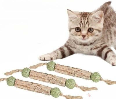 Inspired Living Natural Catnip Teeth Cleaning Chew Stick For Cats Natural Catnip Teeth Cleaning Chew Stick For Cats