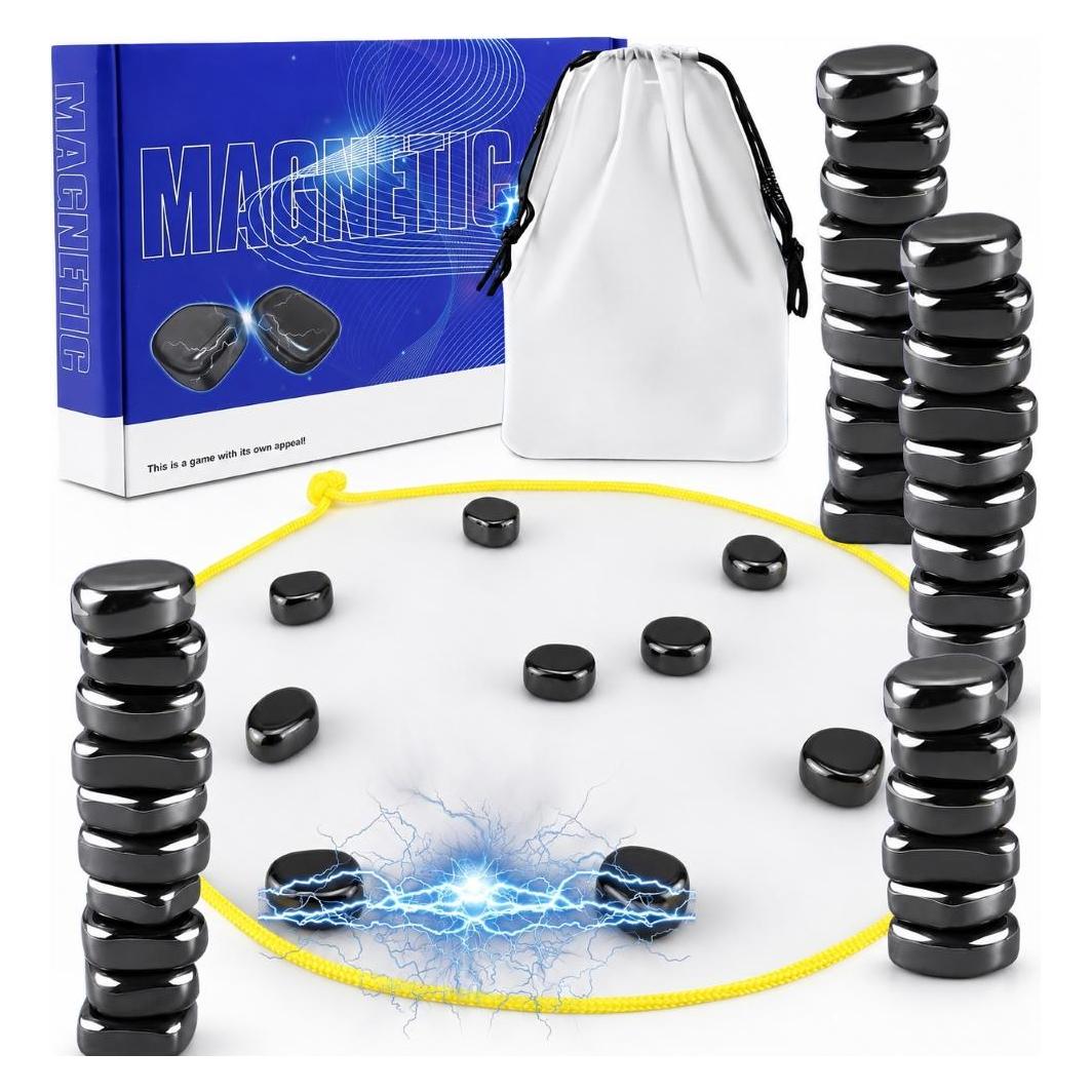 Extralink Toys | Magnetyczne kamienie gra strategiczna planszowa | 30 magnesów (EX.80296)