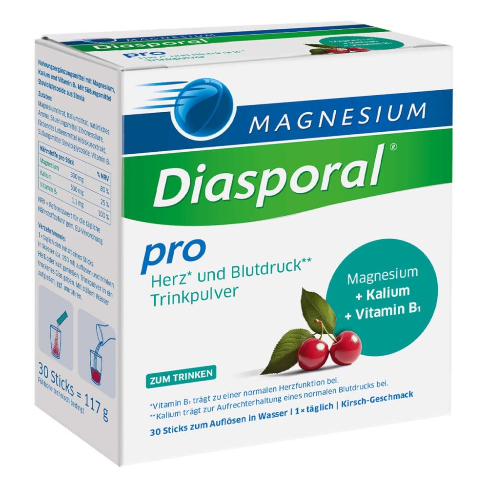 Protina Pharmazeutische GmbH Magnesium Diasporal Pro Herz Und Blutdruck Pulver 19979883