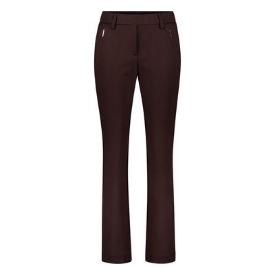 Stoffhose ATELIER GARDEUR "Zene57", Damen, Gr. W40/L32, braun (dunkelbraun), Casual, slim fit, Hosen Stoffhose, im Slim Fit