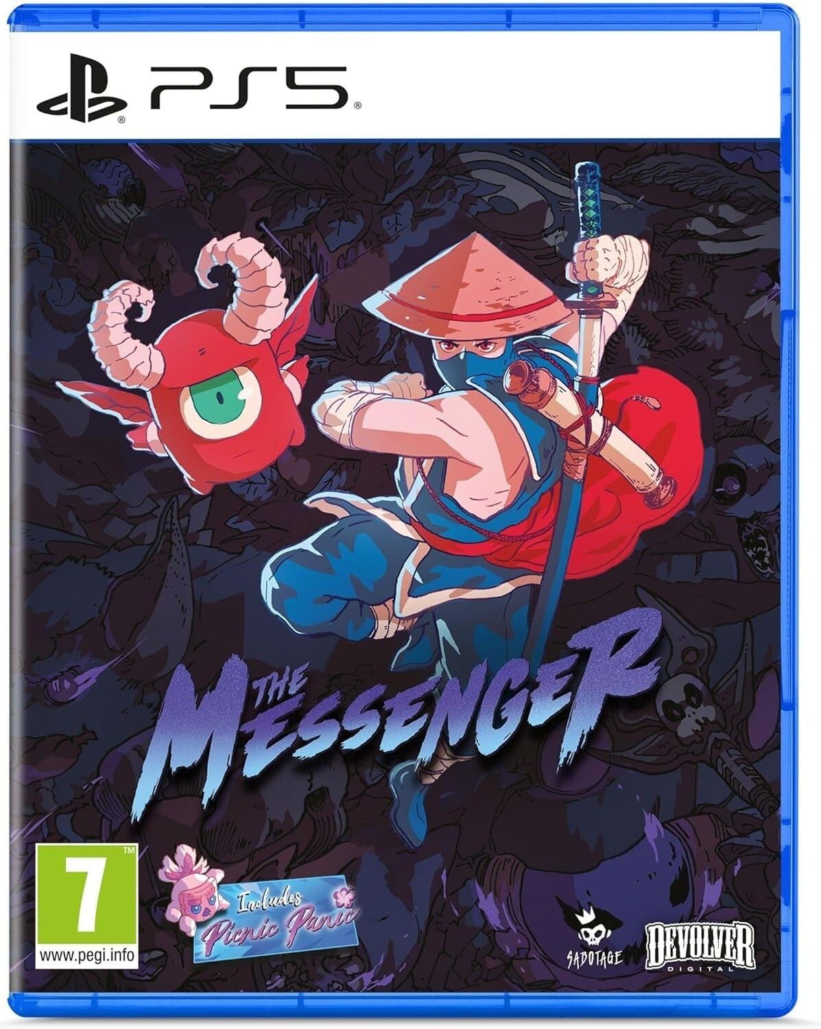 U&I Entertainment The Messenger – PlayStation 5 (Disc) - Time-bending ninja adventure with Picnic Panic DLC