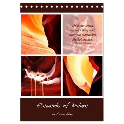 Elements of Nature (Tischkalender 2026 DIN A5 hoch), CALVENDO Monatskalender