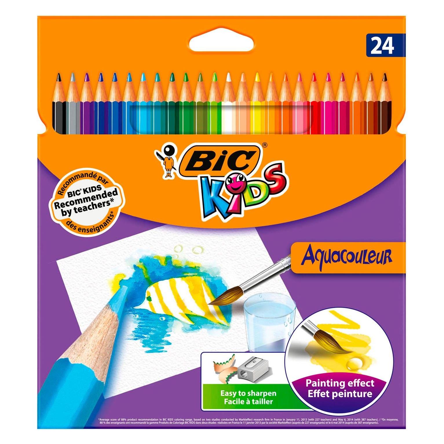 Bic Kinder Aqua Couleur (24x) (8575633)
