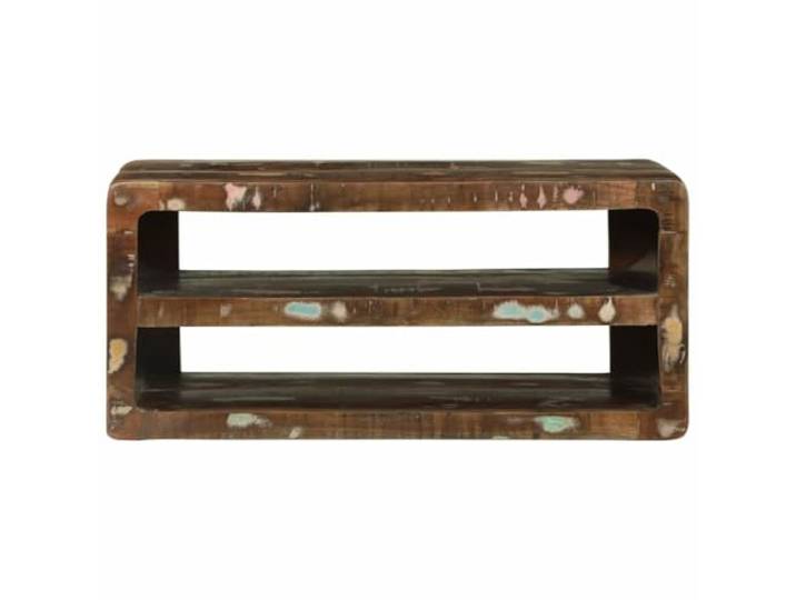KTHLBRH TV-Schrank 80 x 32 x 36 cm Holz Erholung Rechteckiges Regal, elegant, minimalistisch, für das moderne Wohnzimmer, funktional und stilvoll