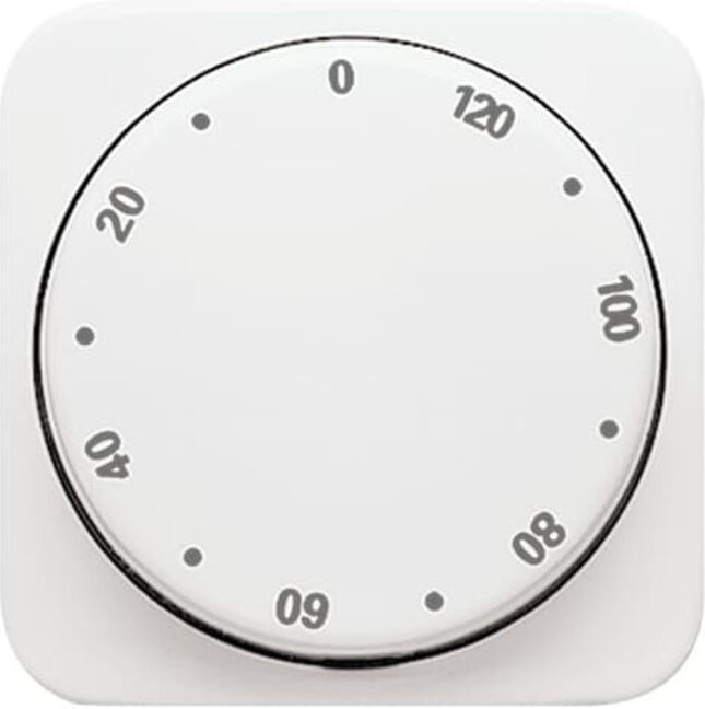 Busch-Jaeger Plaque centrale minuterie 120 min 1771-214-102 (2CKA001753A6307)