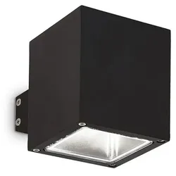 Ideal Lux Außenwandleuchte SNIF AP1 SQUARE UP & DOWN, G9 max. 40W, Schwarz IDEA-123080