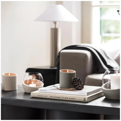 Villeroy & Boch NewMoon Home Duftkerze taupe Fantasy