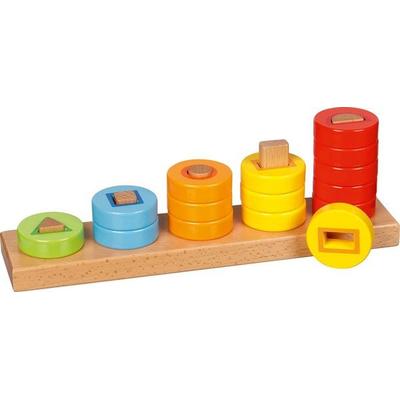Goki 58410 - Sortierspiel Lerne Zählen mit Ringen