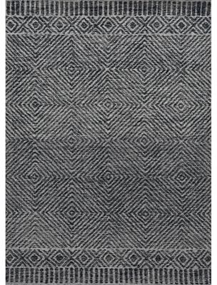 Carson Carrington Rodan Hand-Tufted Geometric Diamond Rug