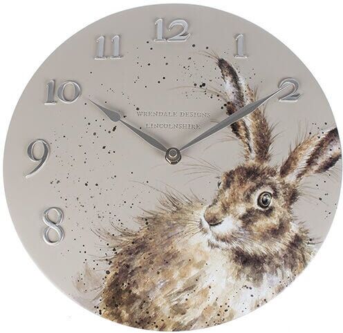 Wrendale Designs 'Bright Eyes' Hare Wall Clock