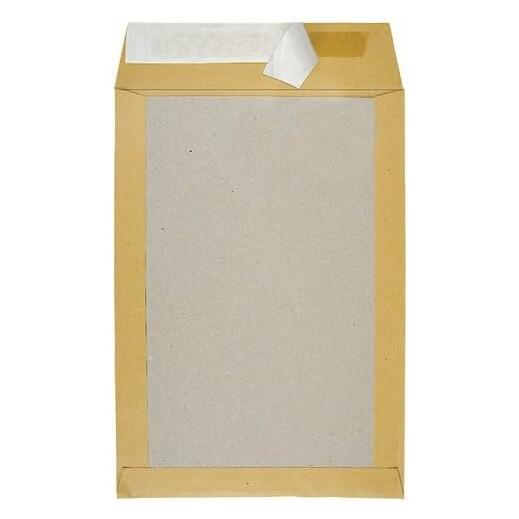 Mailmedia Papprückwandtaschen DIN B4 ohne Fenster braun 100 St. (100 Stk.) (30005270)