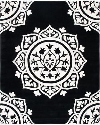 SAFAVIEH Handmade Bella Abby Modern Floral Wool Rug