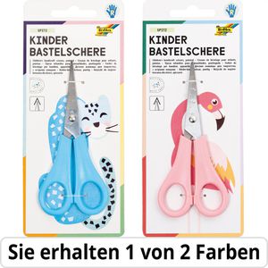 Folia Kinderschere 782, 13,5cm, für Rechtshänder, farbsortiert, ab 6 Jahre