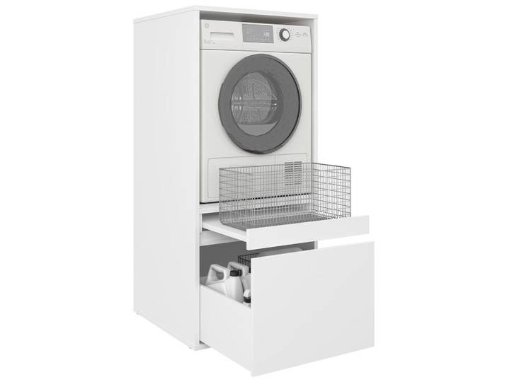 Xora Waschmaschinenschrank, Weiß, 67.5x151.8x67.5 cm, Waschküche, Waschmaschinenschrank