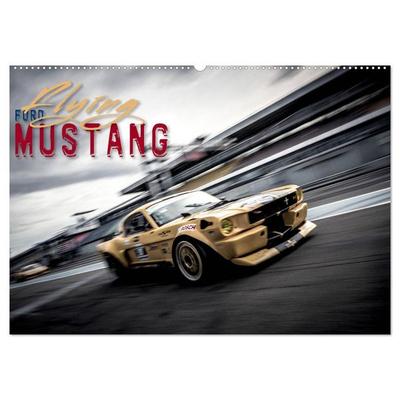 Flying Ford Mustang (Wandkalender 2027 DIN A2 quer), CALVENDO Monatskalender