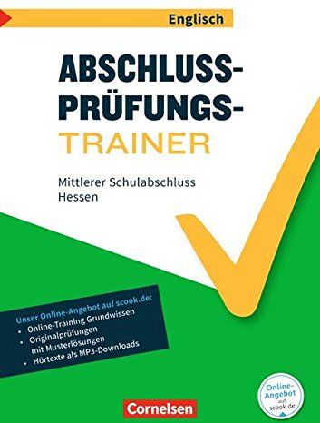 Sydney Thorne - Abschlussprüfungstrainer Englisch - Hessen / 10. Schuljahr - Mittlerer Schulabschluss: Arbeitsheft mit Lösungen und Online-Training Grundwissen. Mit ... Originalprüfungen und Lösungen online - Preis vom 09.10.2026 07:28:09 h