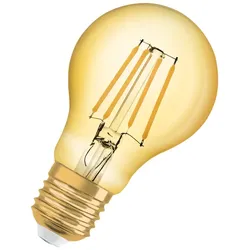 LEDVANCE LED-Vintage Lampe 1906, 6,5W, E27, 824, CL A Gold 1906